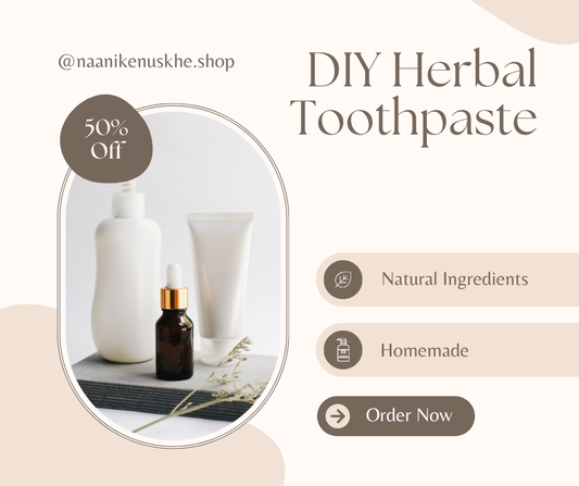 DIY Herbal Toothpaste